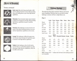 Master of Monsters Instructions Page 22 and 23Thumbnail